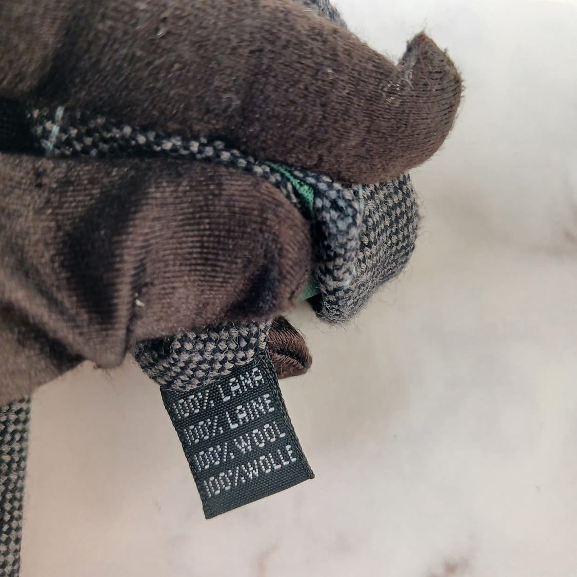 앤드류스타이 울 그레이 체크 넥타이 9.3cm A+등급 A19697 상품이미지9