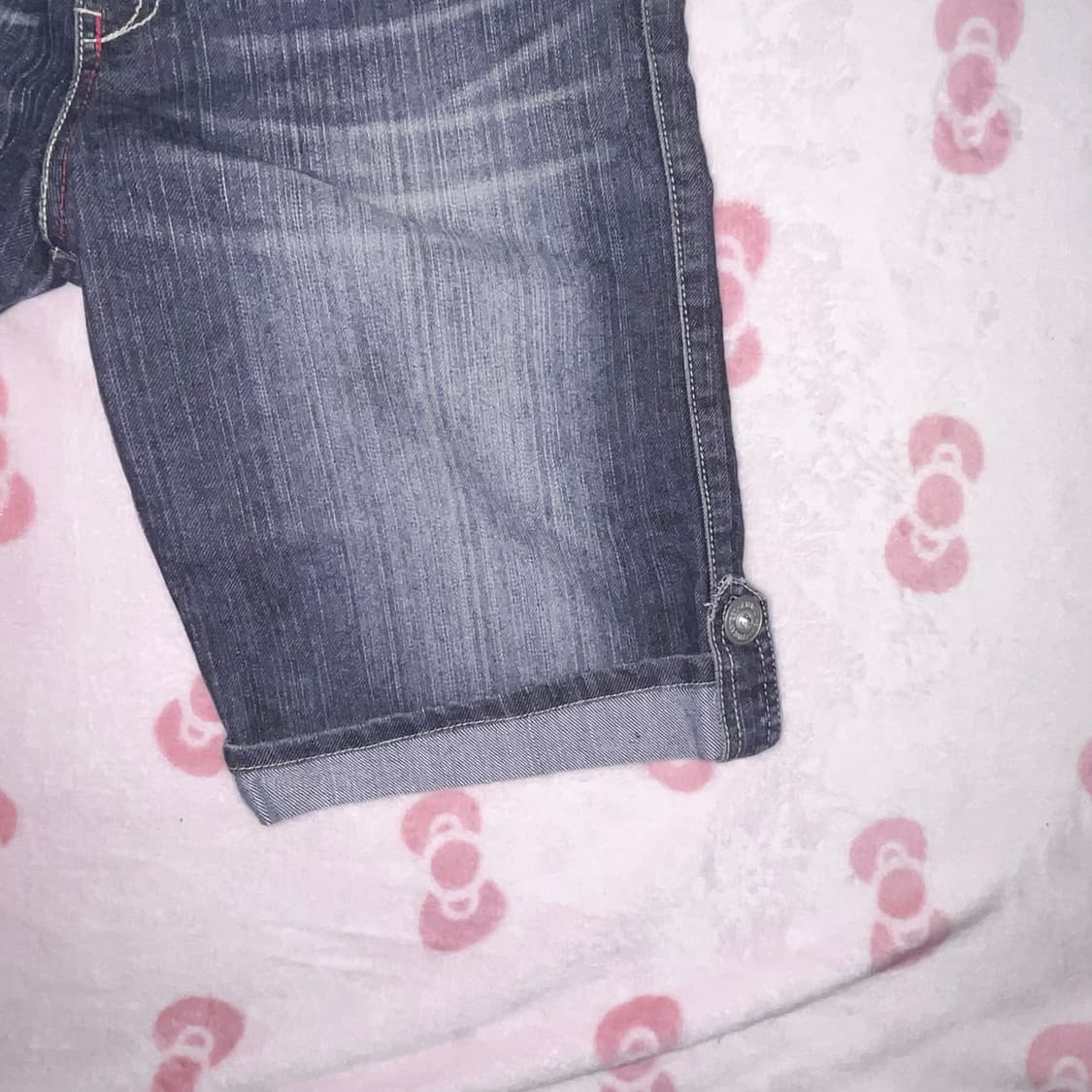 일본 빈티지 갸루 하트 핑크 청바지 팬츠 상품이미지3