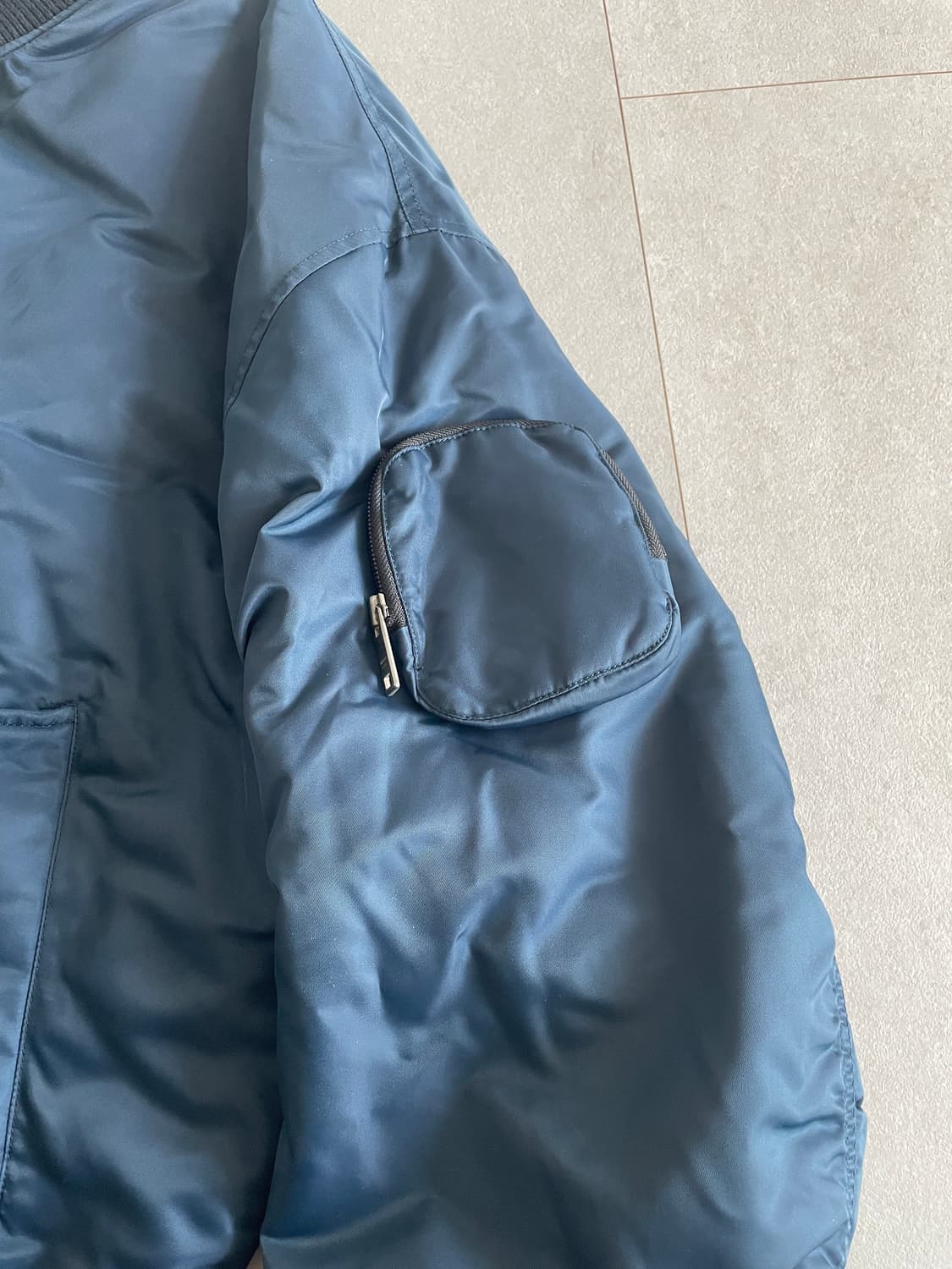 [Lsize]MNGU 블루종 블루 ma1항공점퍼 상품이미지3