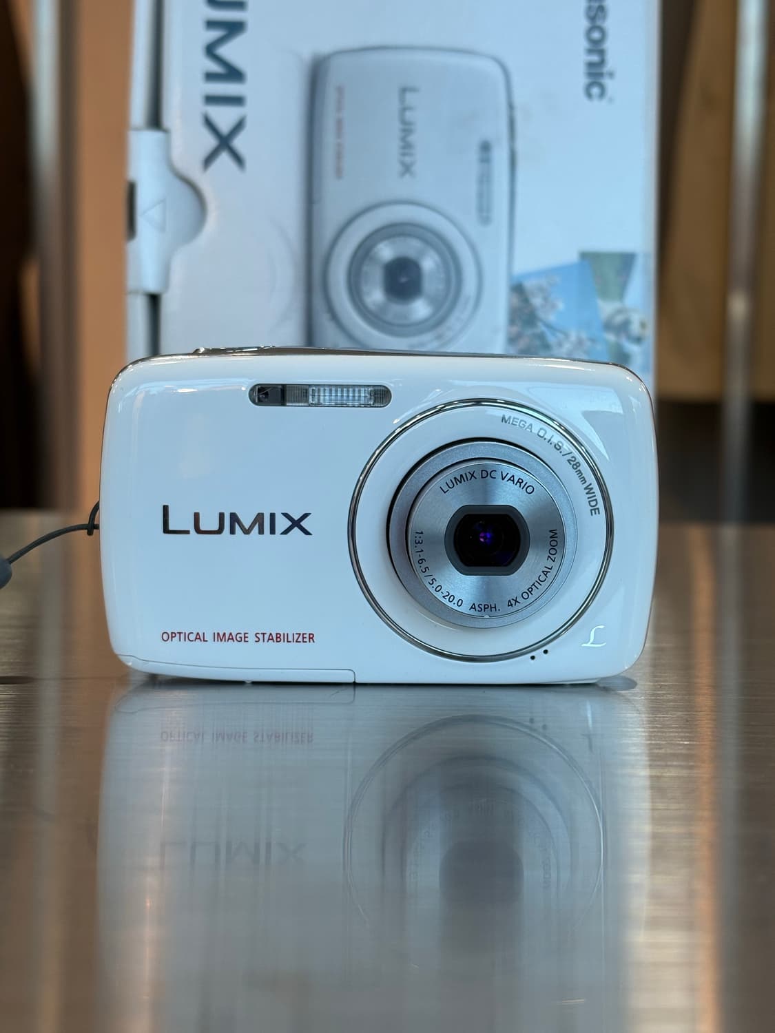 츄/풀박/날짜표시)파나소닉 루믹스 dmc-s1 화이트 빈티지디카 상품이미지1