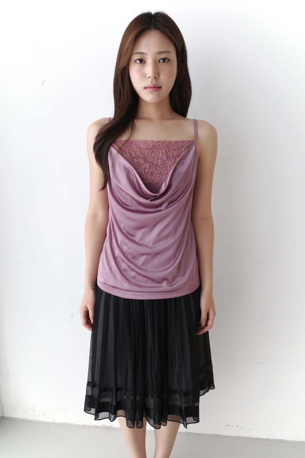 draping lace sleeveless 상품이미지3