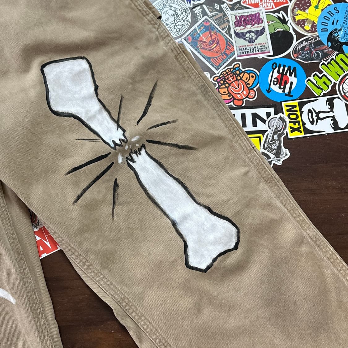 칼하트 커스텀 카펜터 팬츠 B324-DKH 34 상품이미지4