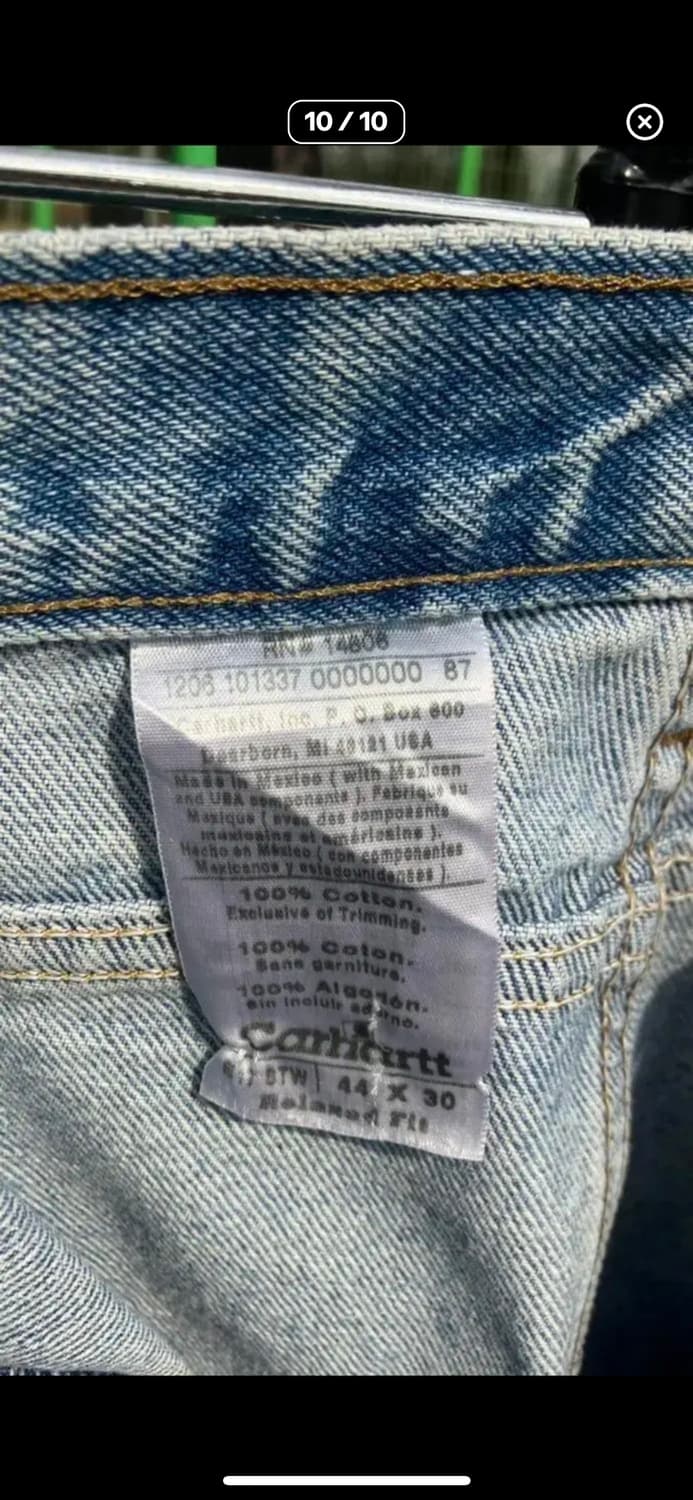 칼하트 데님 44x30 상품이미지10