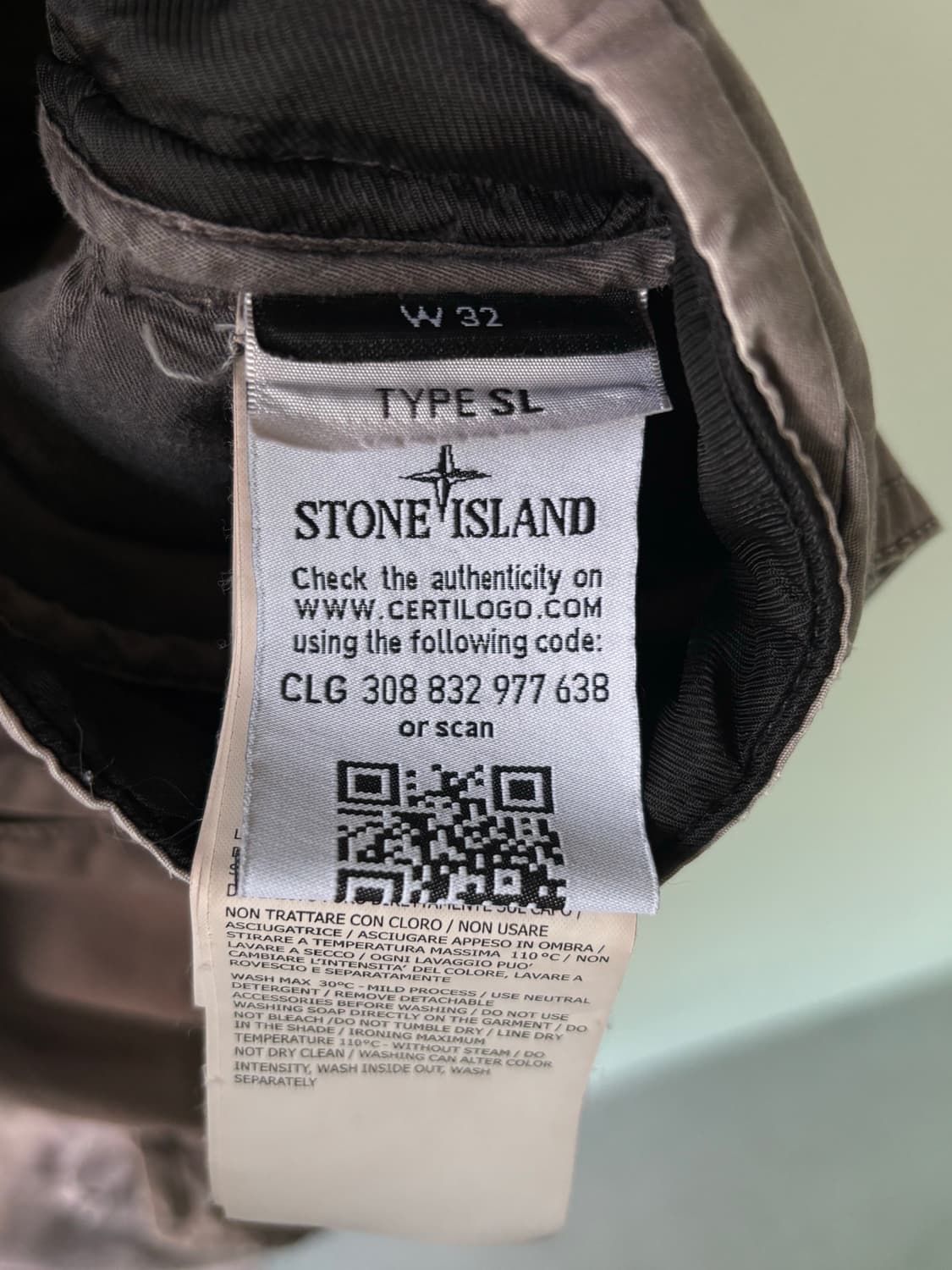 스톤 아일랜드 다잉 카고 팬츠 상품이미지8