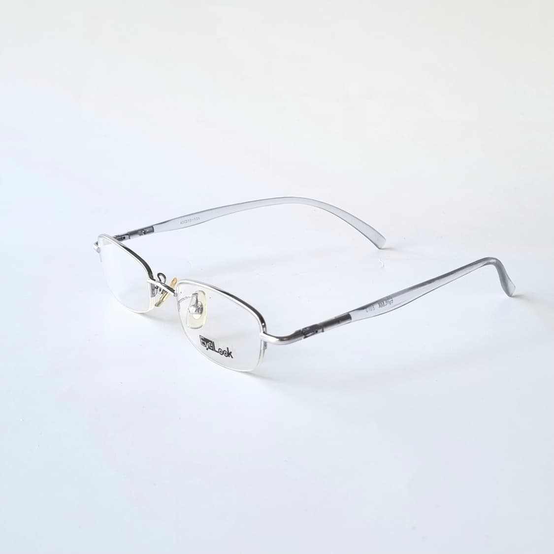 데드스탁 빈티지 실버 메탈 하프림 안경테 776 상품이미지3