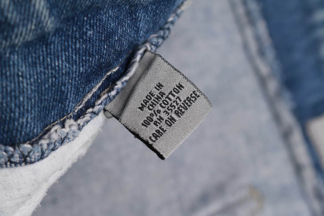 [32인치] 90's 마리떼프랑소와저버 파라 셔틀 테이프 데님팬츠 상품이미지6