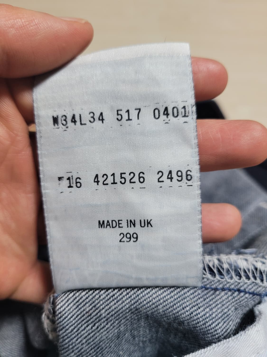 [희귀/빈티지] 90s 리바이스 517 Made in UK 상품이미지4