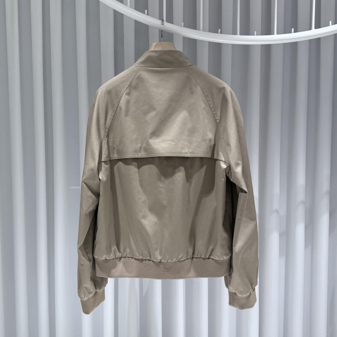 54 /  셀린느 트리옹프 블루종 재킷 인 코튼 개버딘 베이지 상품이미지5