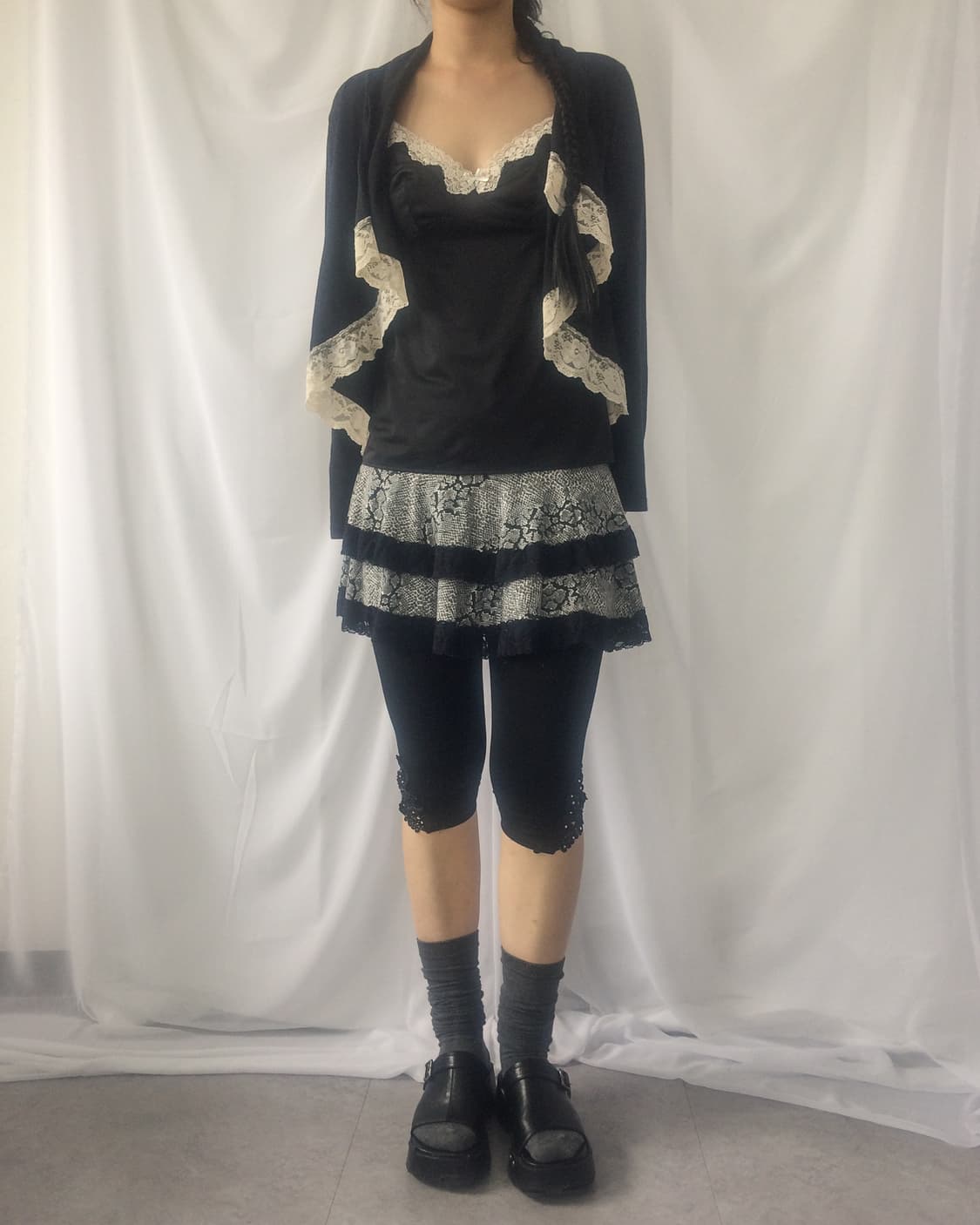 Lace trimming sleeveless 상품이미지6