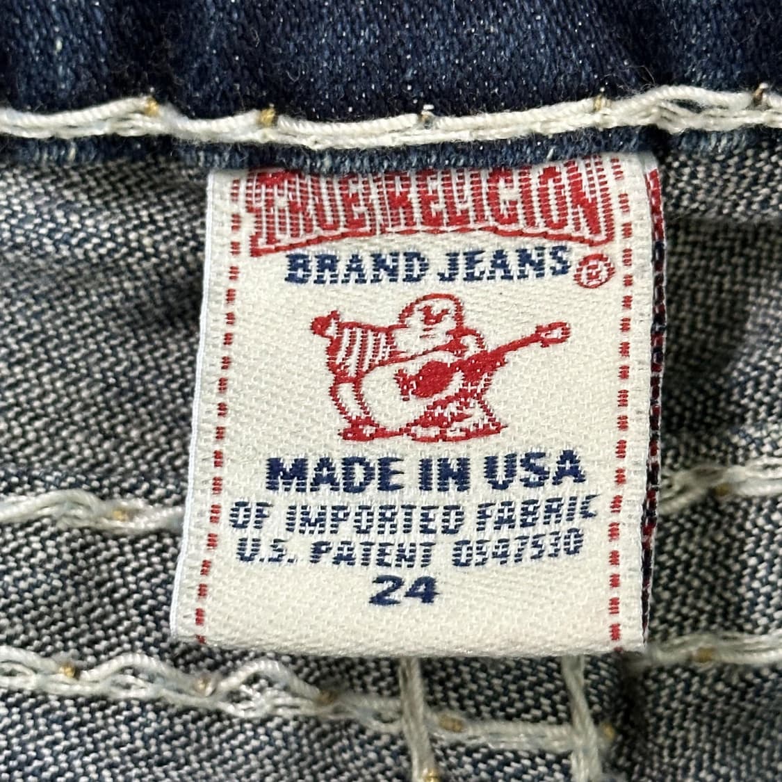 24 트루릴리전 USA 여성 로우라이즈 슬림 부츠컷 데님팬츠 상품이미지5