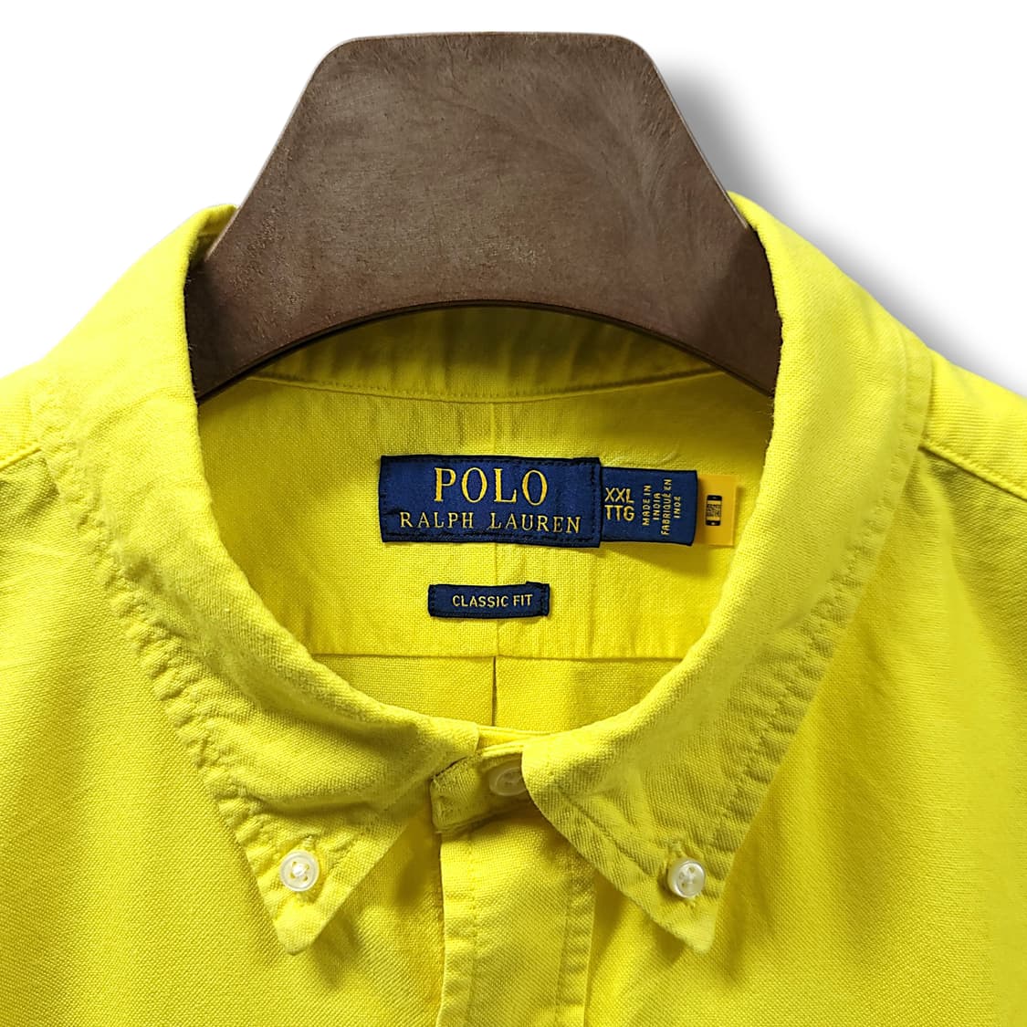 [2XL] 폴로 레모나옐로우 클래식 핏 코튼 긴팔셔츠 상품이미지9
