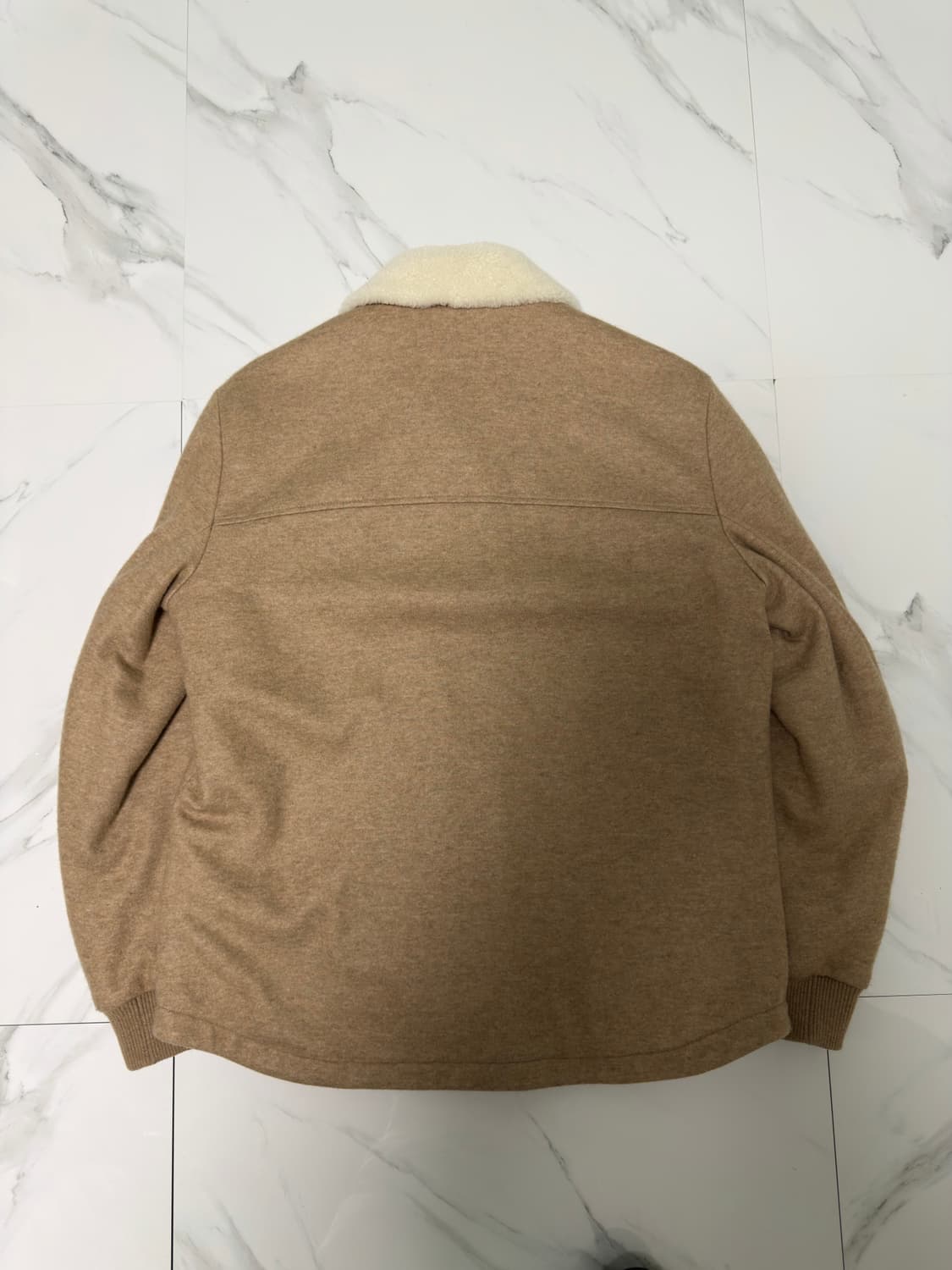 새상품 로로피아나 풀시어링 캐시미어 트리밍 셔츠 자켓 M 백화점택 상품이미지4