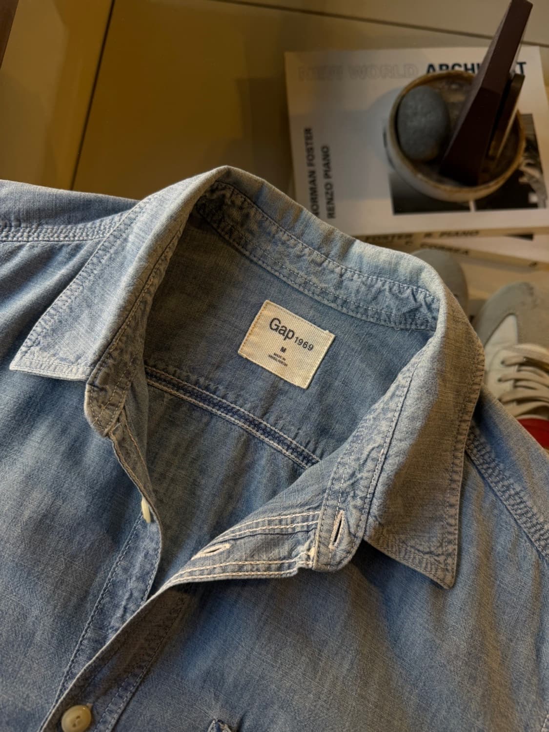 갭 1969 샴브레이 셔츠 100 상품이미지8