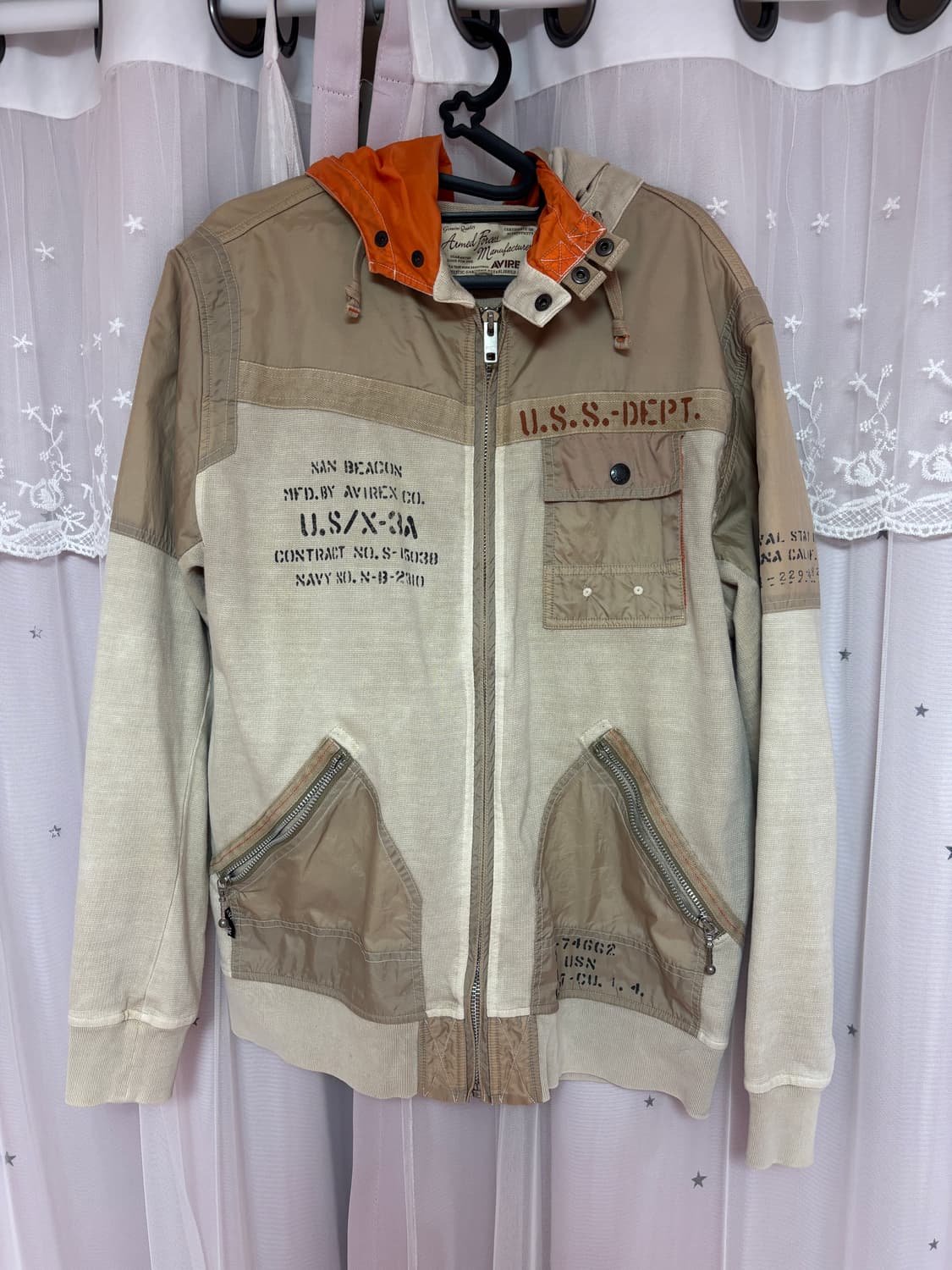 아비렉스 후드 자켓 XL 상품이미지1