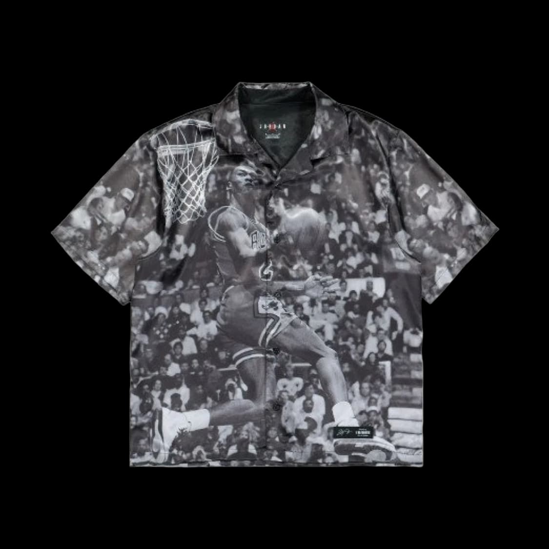 아 마 마니에르 x 조던 사틴 버튼업 셔츠 상품이미지1