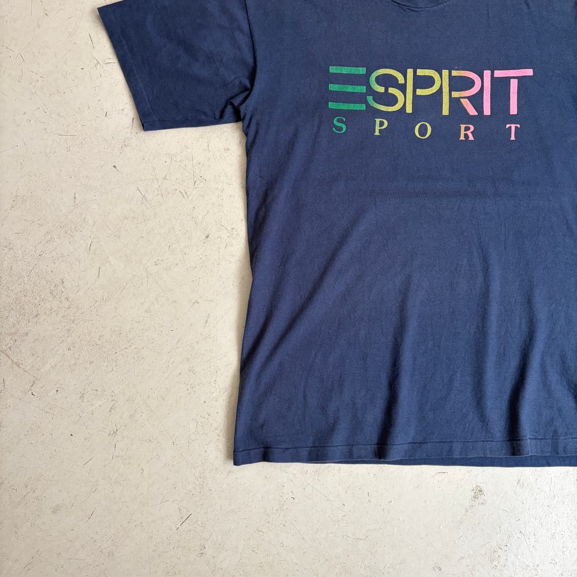 90s USA Esprit Sport 빈티지 싱글스티치 반팔티 2XL 상품이미지3