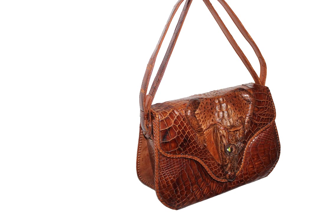 1950s Real Genuine Alligator Leather Bag 상품이미지3