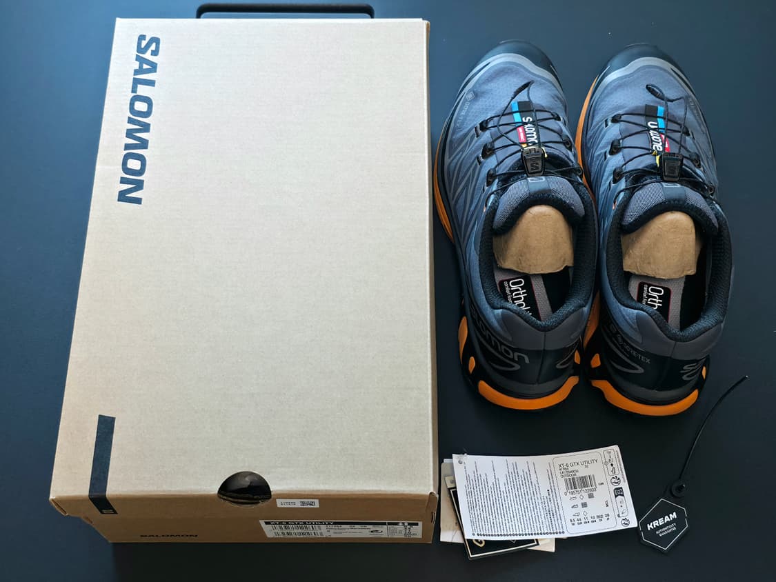 [280] 살로몬 XT-6 GTX 블랙/에보니/마멀레이드 상품이미지8