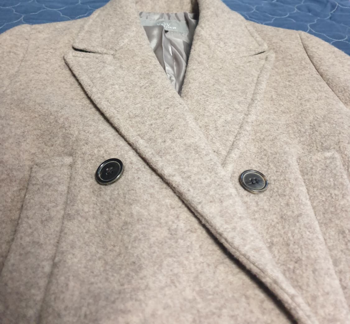 VOV 보브 우먼스 더블 브레스티드 울 카멜코트 샌드베이지 (55) 상품이미지2