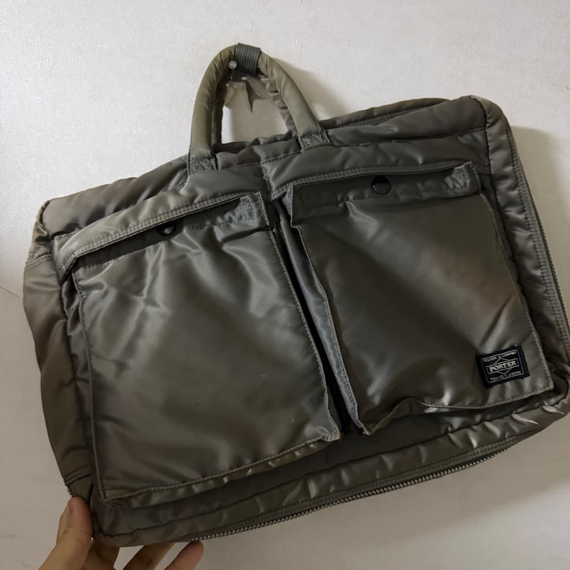 요시다포터 탱커 3WAY 토트&브리프케이스 (사용감) 상품이미지5