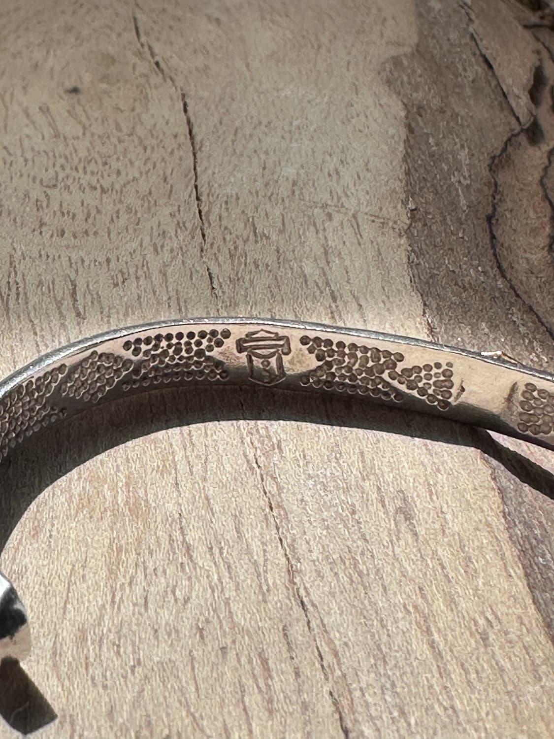 Harley Davidson 모티프 핸드메이드 실버 커프 상품이미지7