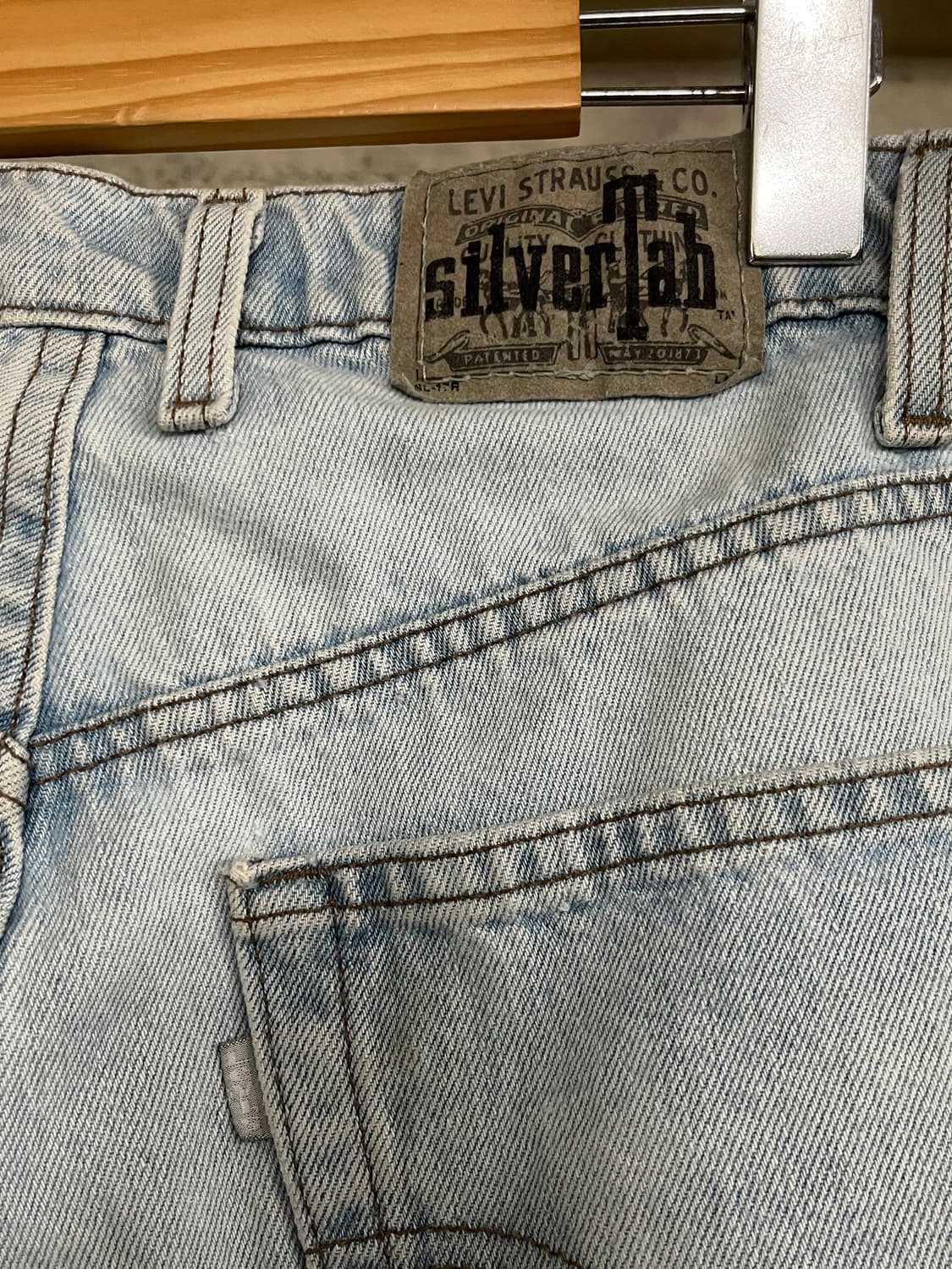 90s USA LEVIS SILVER TAB BAGGY 상품이미지5