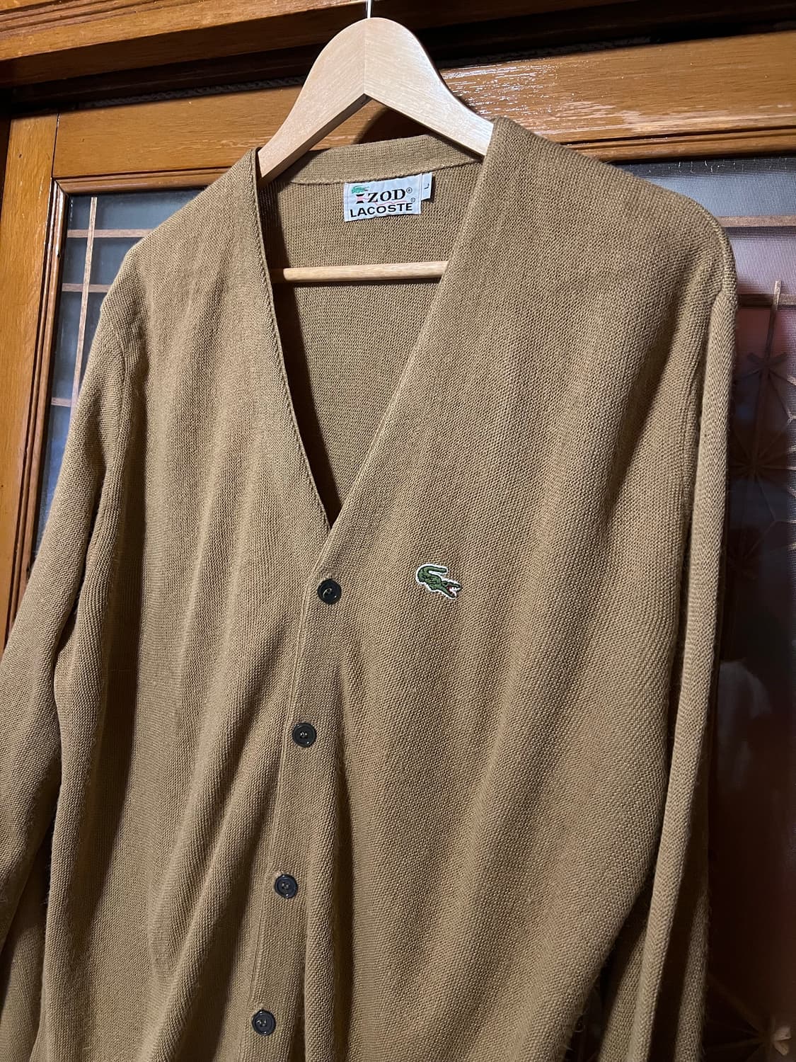 70s 라코스테 USA 빈티지 가디건 (105~) 상품이미지1