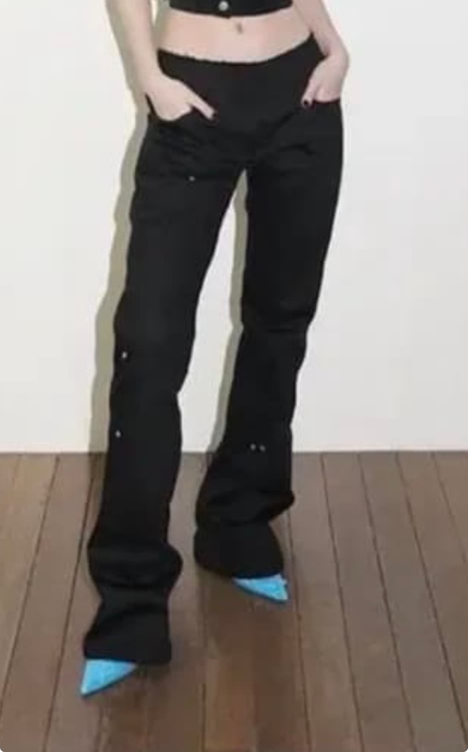 데어드 로우라이즈 팬츠 M 상품이미지3