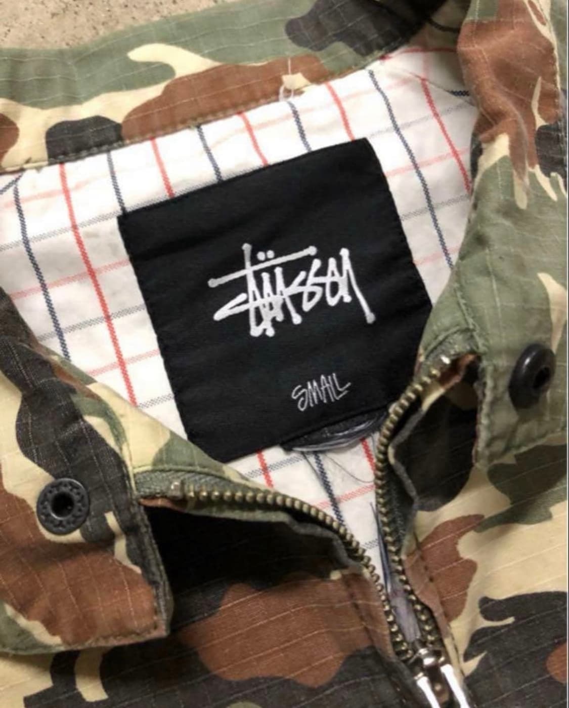 old stussy 카모플라 자켓 야상 상품이미지3