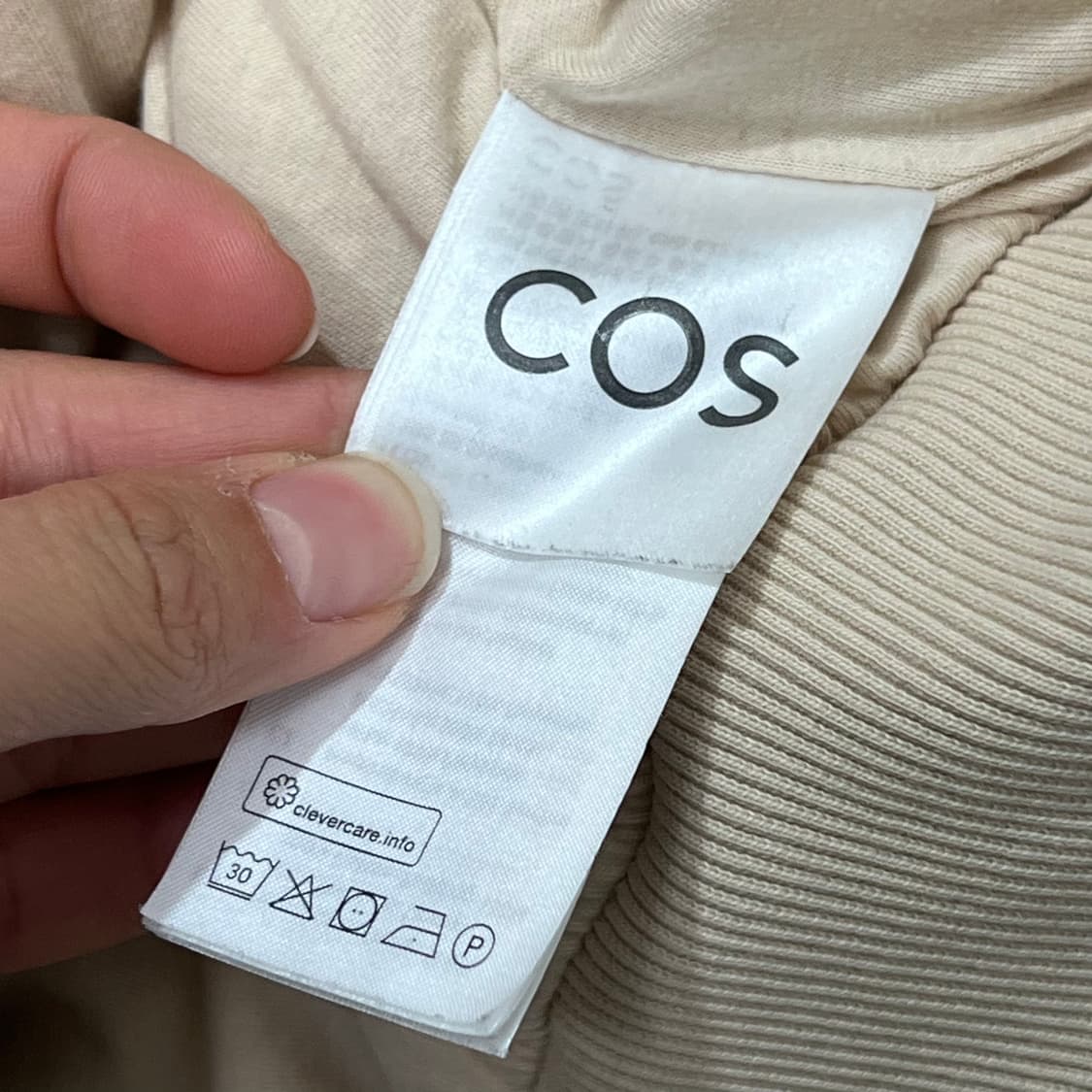 [우먼100] Cos 양털 블루종 상품이미지4