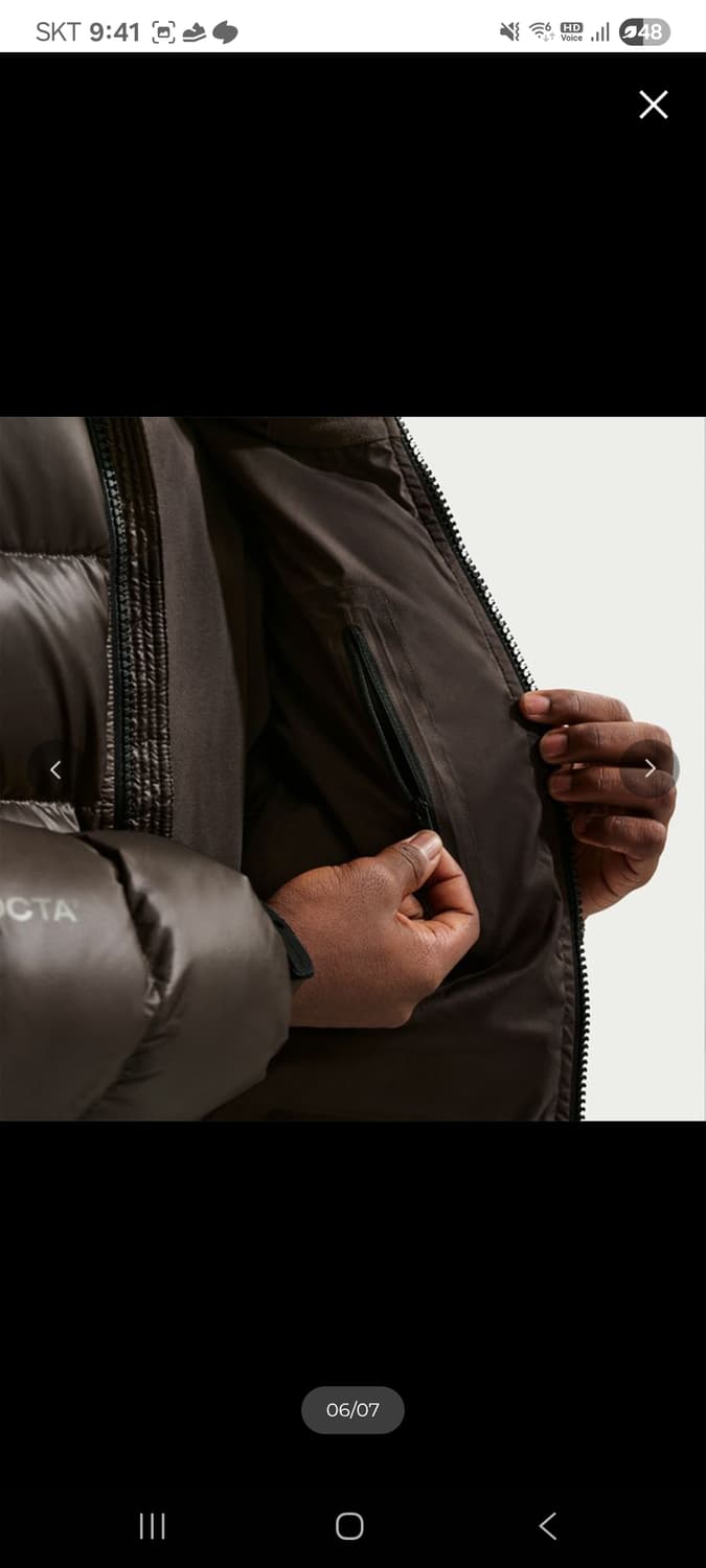 나이키 x 녹타 패딩 XXL 새상품 상품이미지6