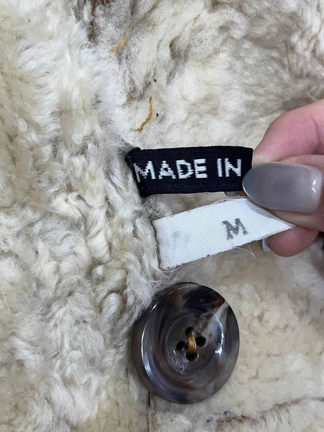 유럽 스웨이드 양털 무스탕 자켓 상품이미지10