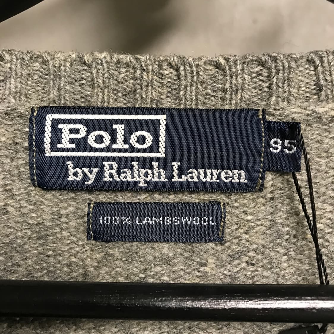 폴로 랄프로렌 브이넥 니트 그레이 95 상품이미지5