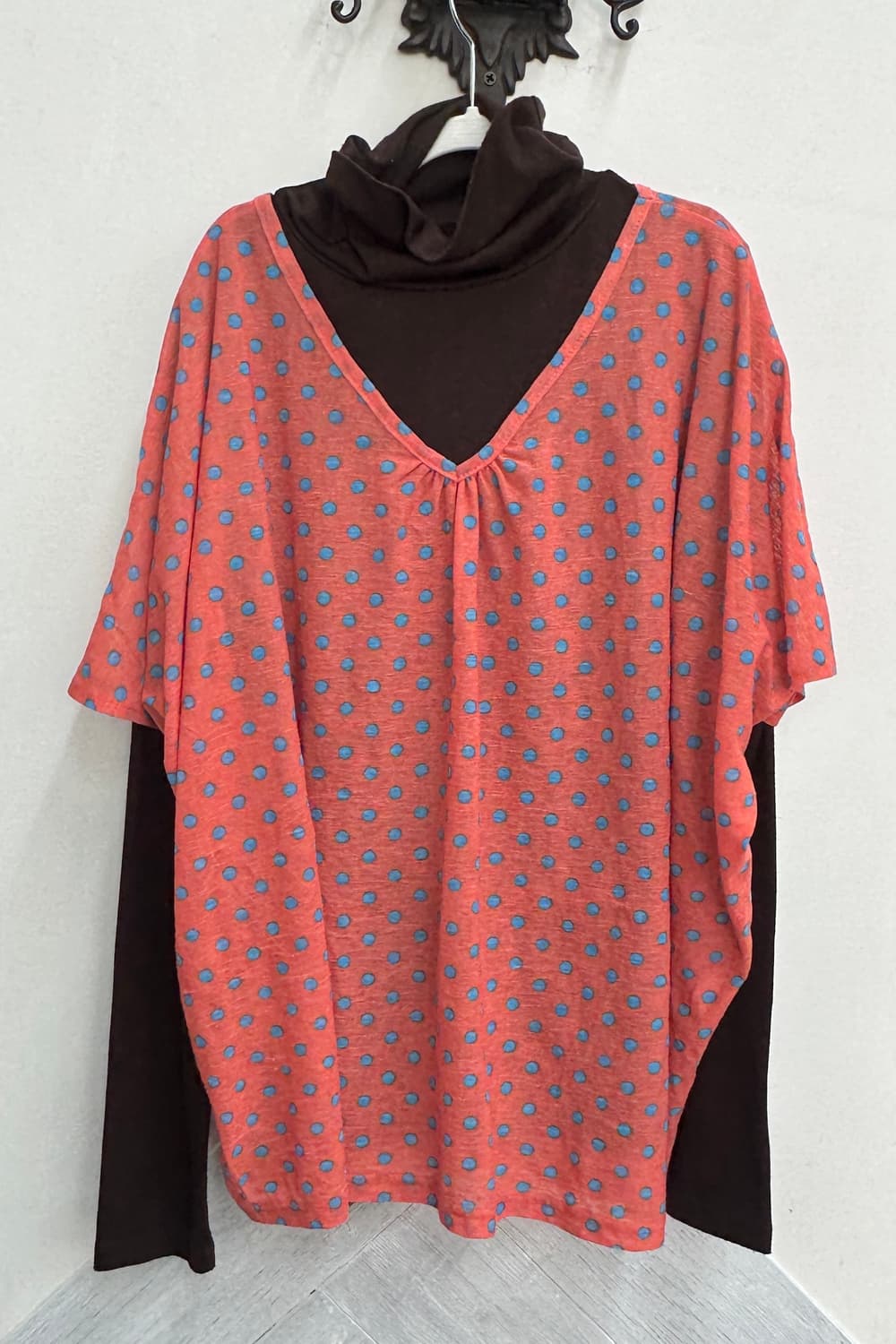 ♥️하구미의 도트 코디세트♥️ 리버시블 미디 스커트 괴짜  러블리 모리 상품이미지2