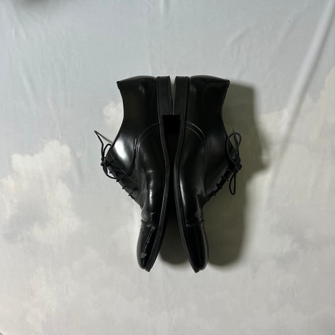 Prada cap toe wing tip derby shoes 상품이미지4