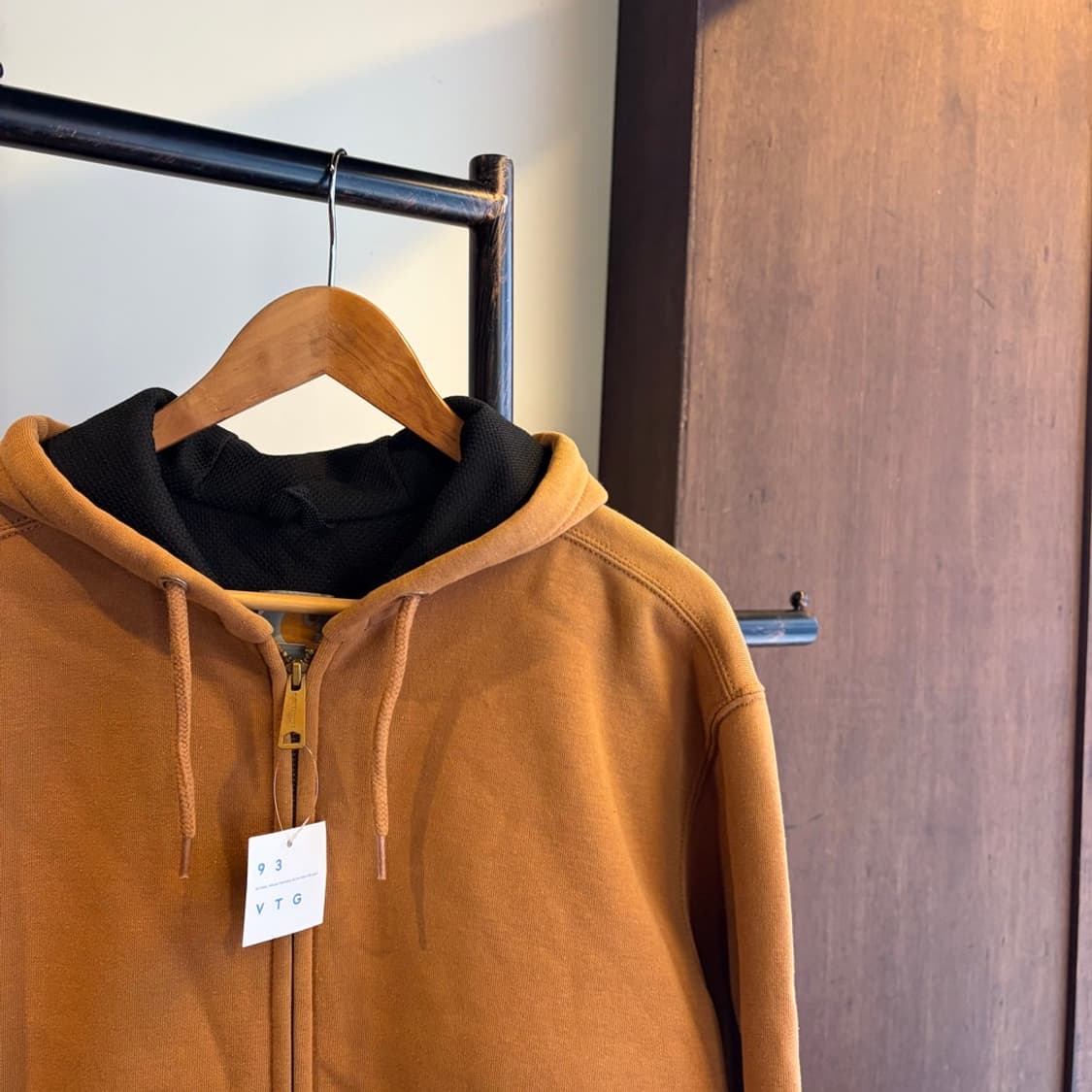 15589 - 칼하트 베이지 후드 집업 상품이미지2