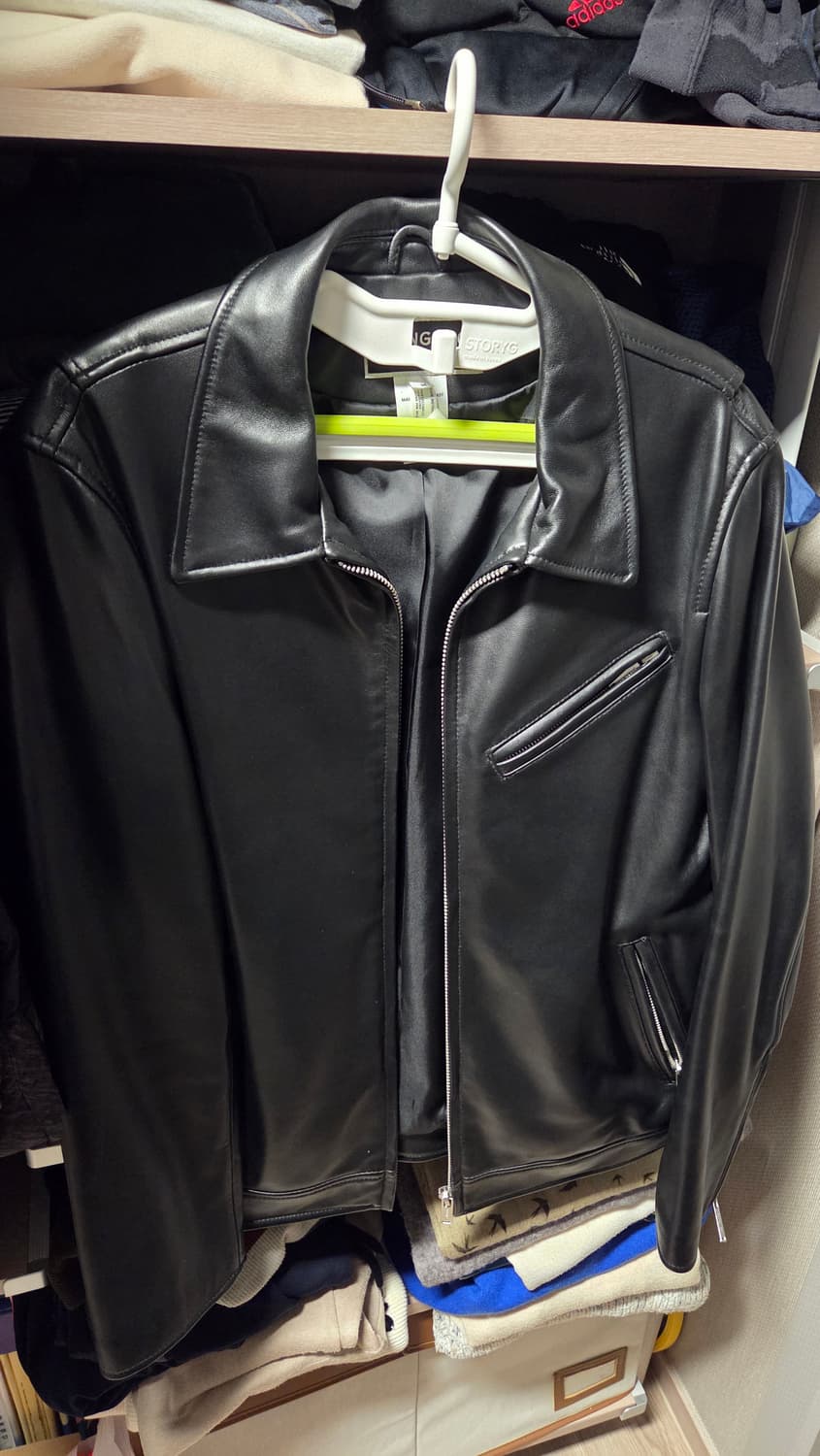 에이징씨씨씨 램스킨 레더자켓 M 상품이미지1