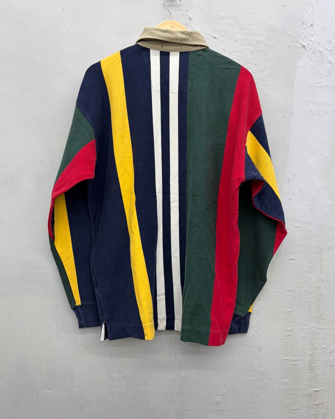 노티카 90s 컬러블럭 럭비 폴로 셔츠 상품이미지4