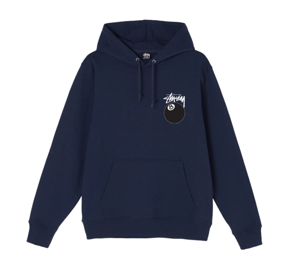 스투시 8볼 후드 네이비 상품이미지2
