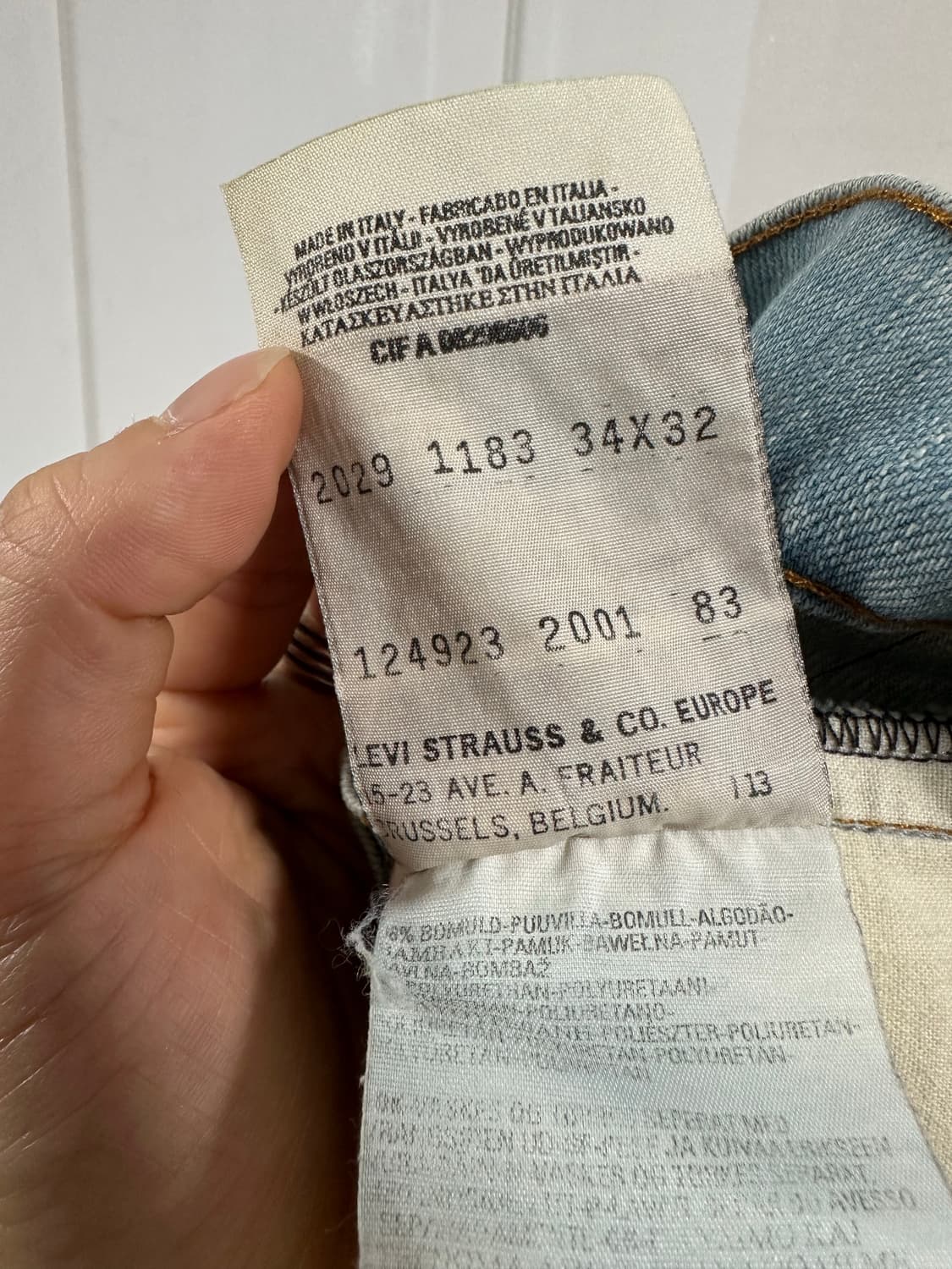 리바이스 엔지니어드 데님 팬츠 상품이미지4