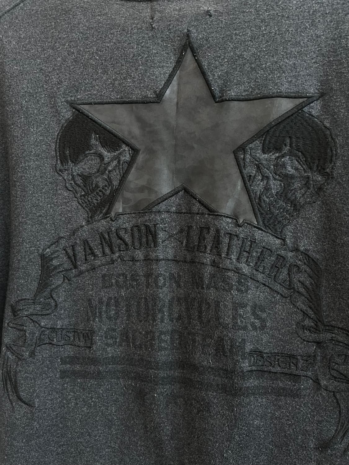 VANSON 밴슨 스컬 스타 반팔 티셔츠 상품이미지5