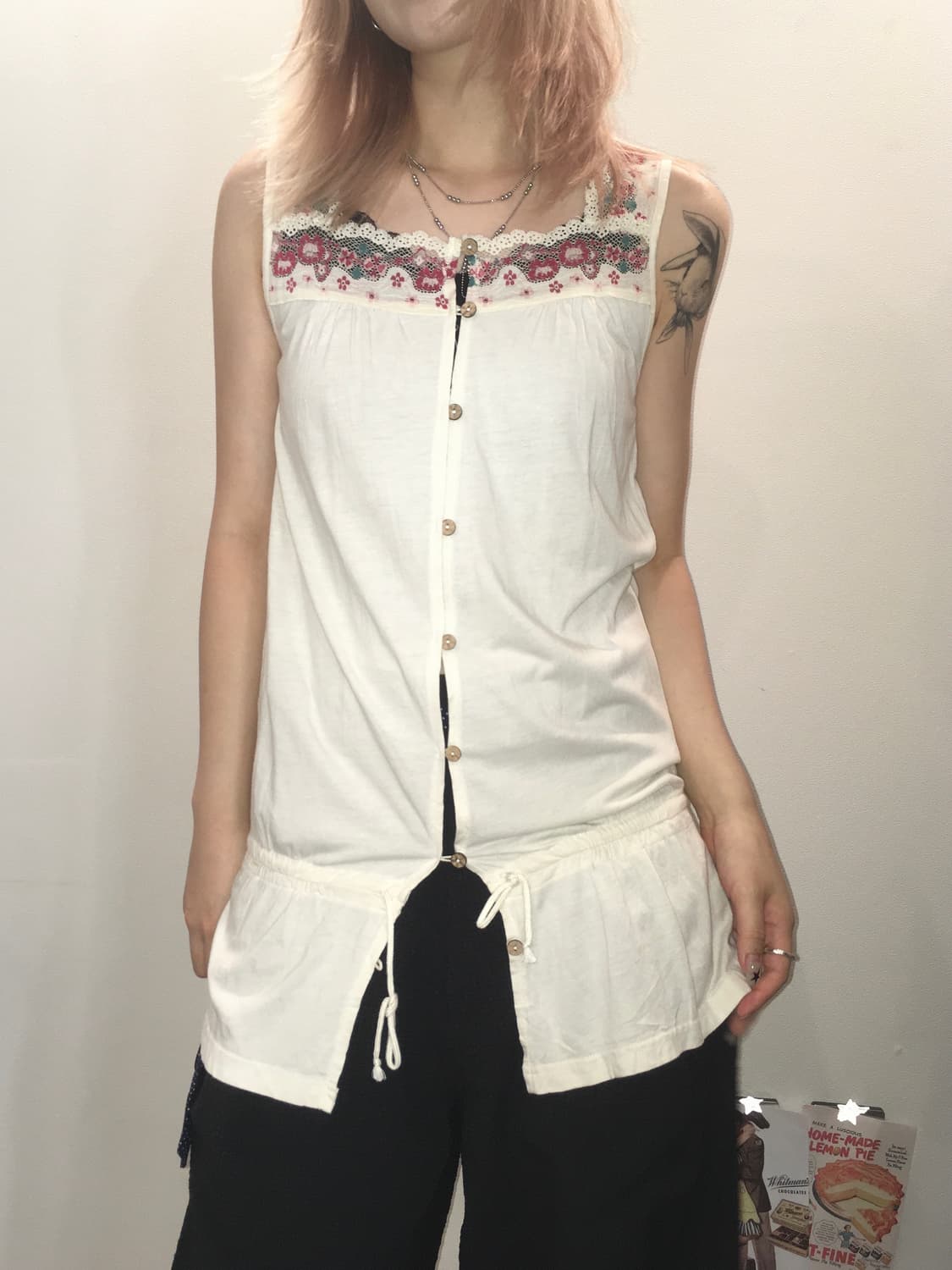 jpn vintage hachi lace sleeveless 상품이미지1
