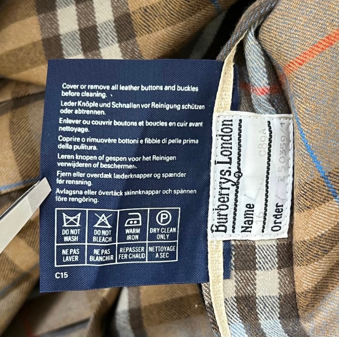 버버리 노바체크 스커트 상품이미지6