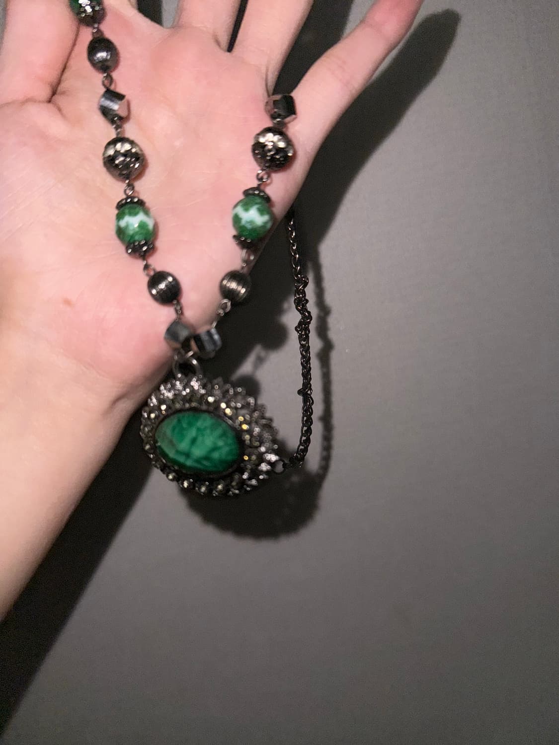 ꧁Green Gem Necklace꧂   상품이미지3