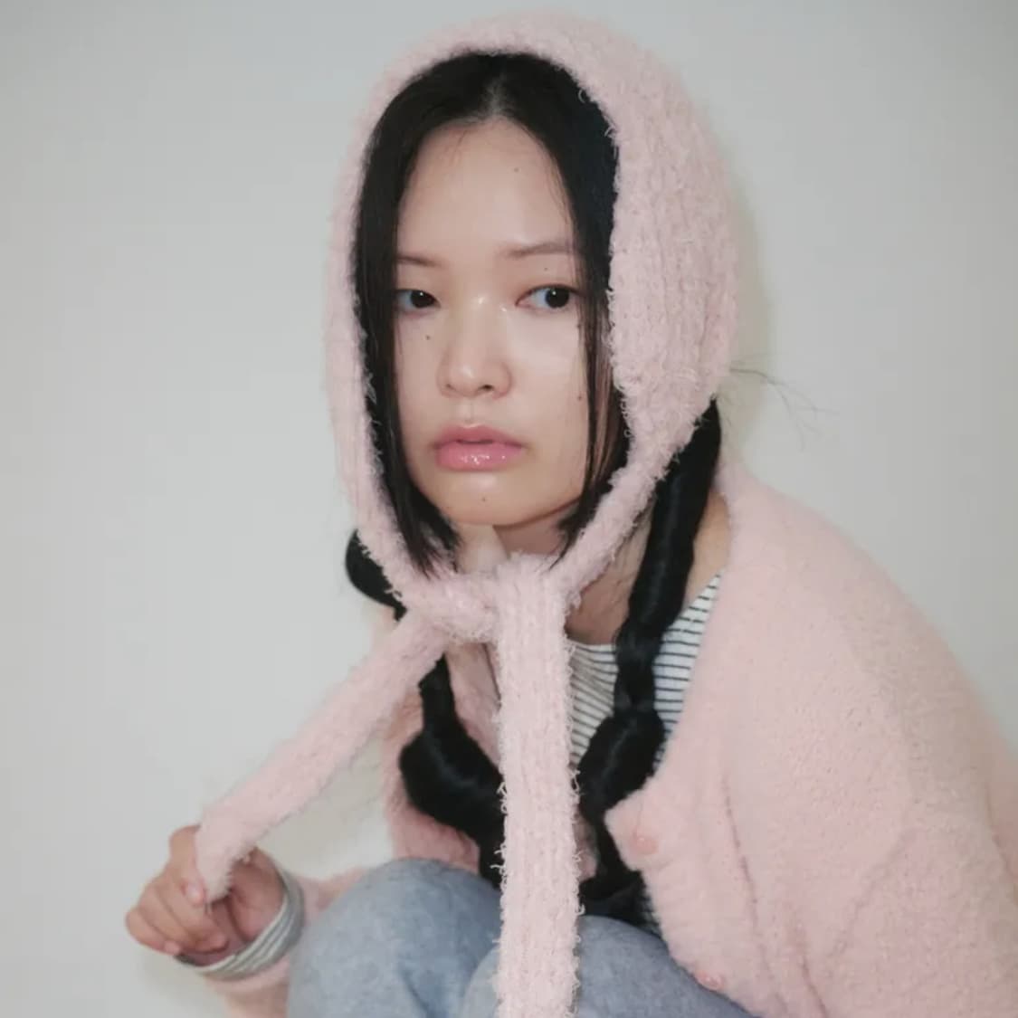 펀프롬펀 니트이어머프 핑크귀도리 래니래니 어그 락피쉬 상품이미지4