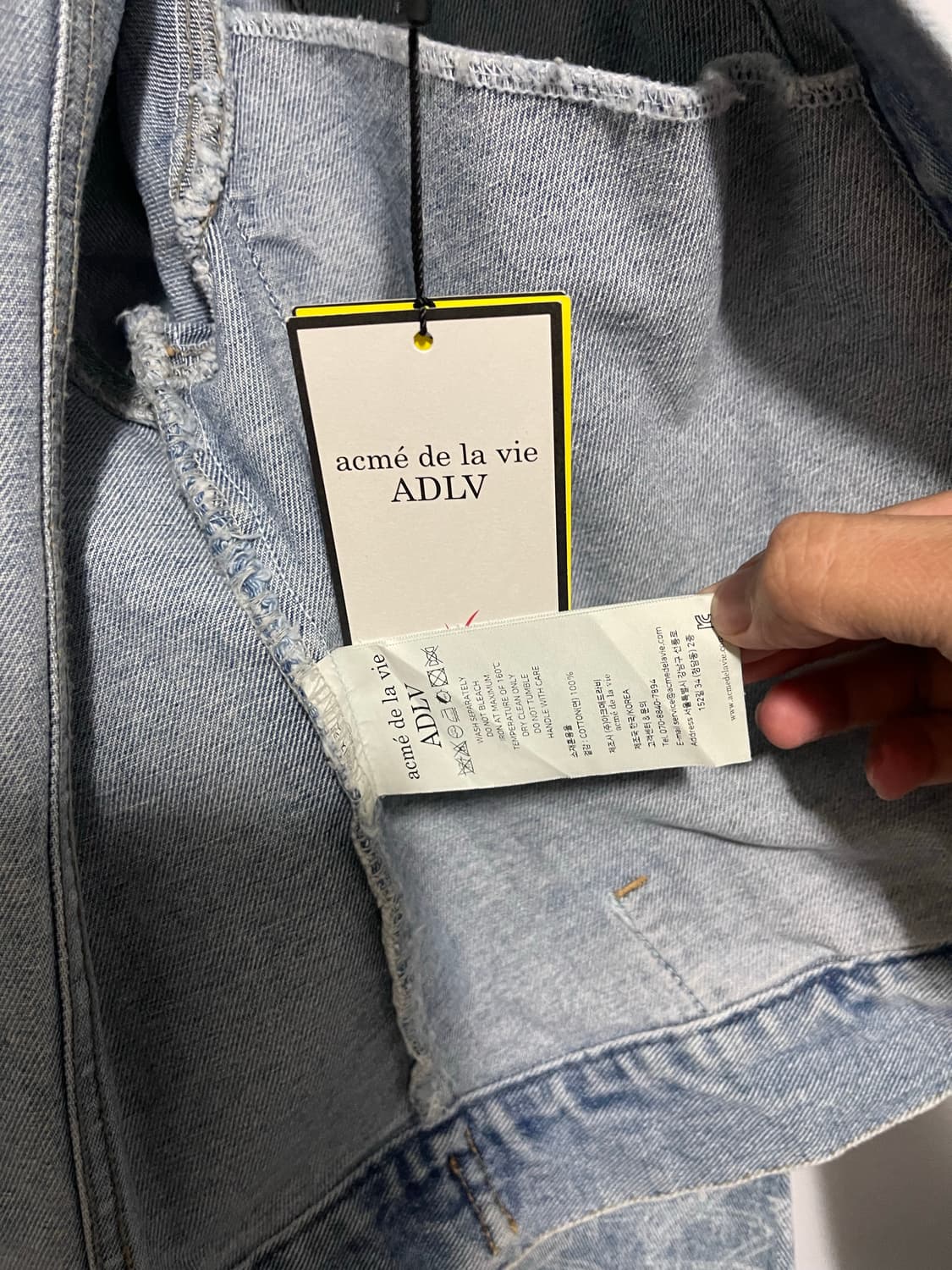 아크메드라비 ADLV 데님 자켓 상품이미지5