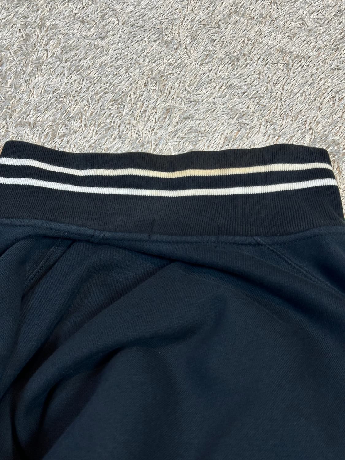 폴로 랄프로렌 신형 스펠아웃 아치로고 코튼 집업 자켓 블랙 상품이미지5