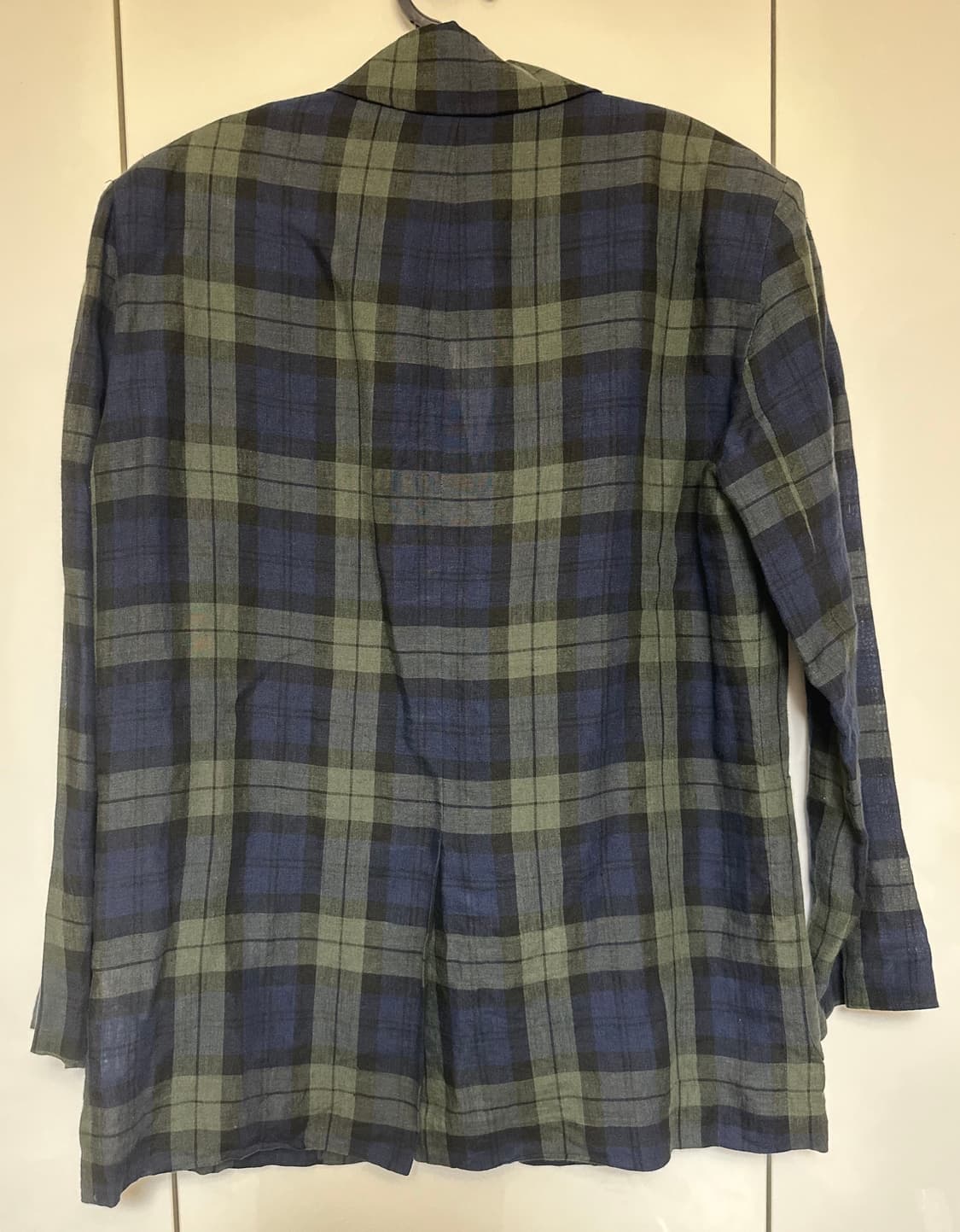 스튜디오 톰보이 체크무늬 린넨 마자켓 상품이미지4