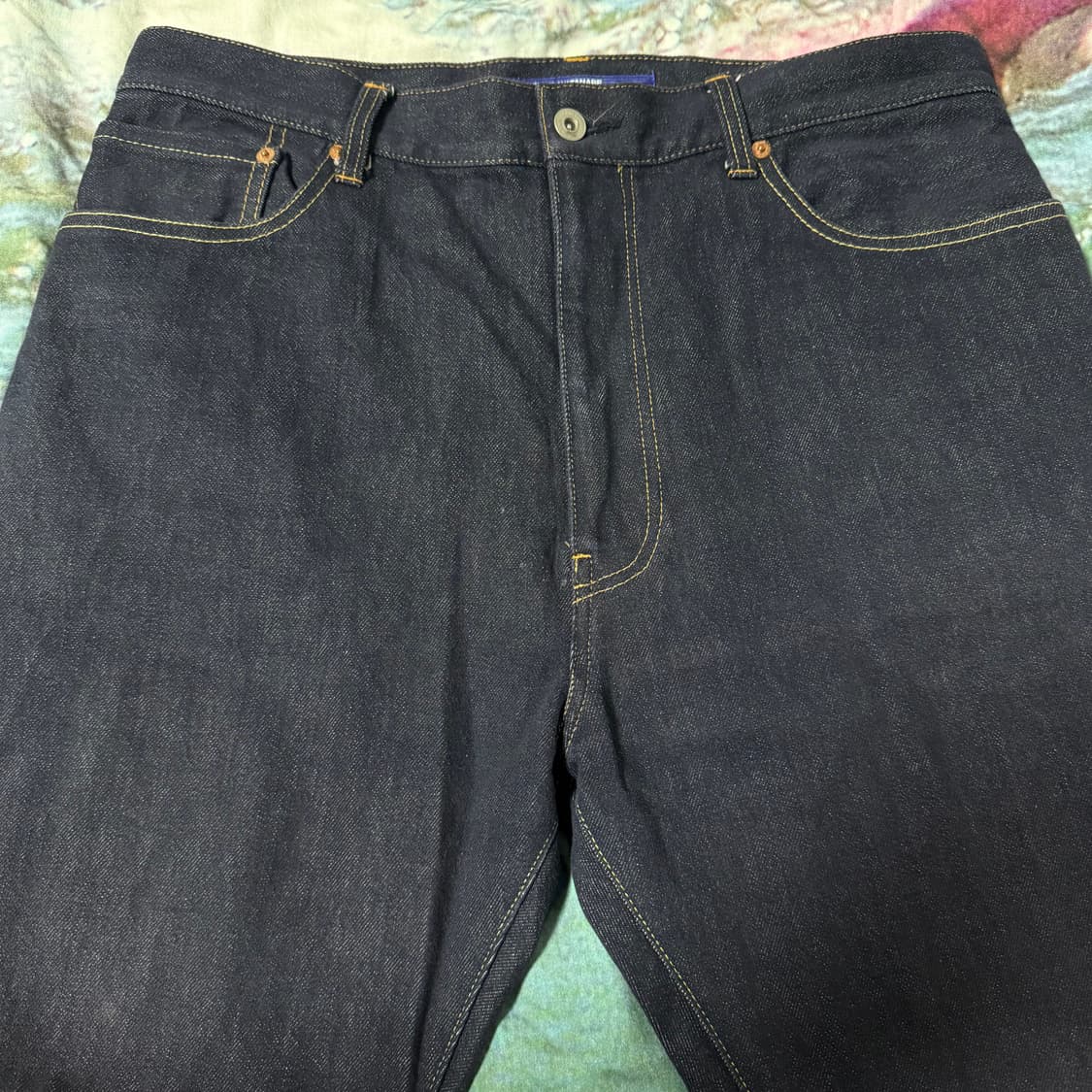 [M]준야와타나베 백 절개 재구축 데님 팬츠 상품이미지3