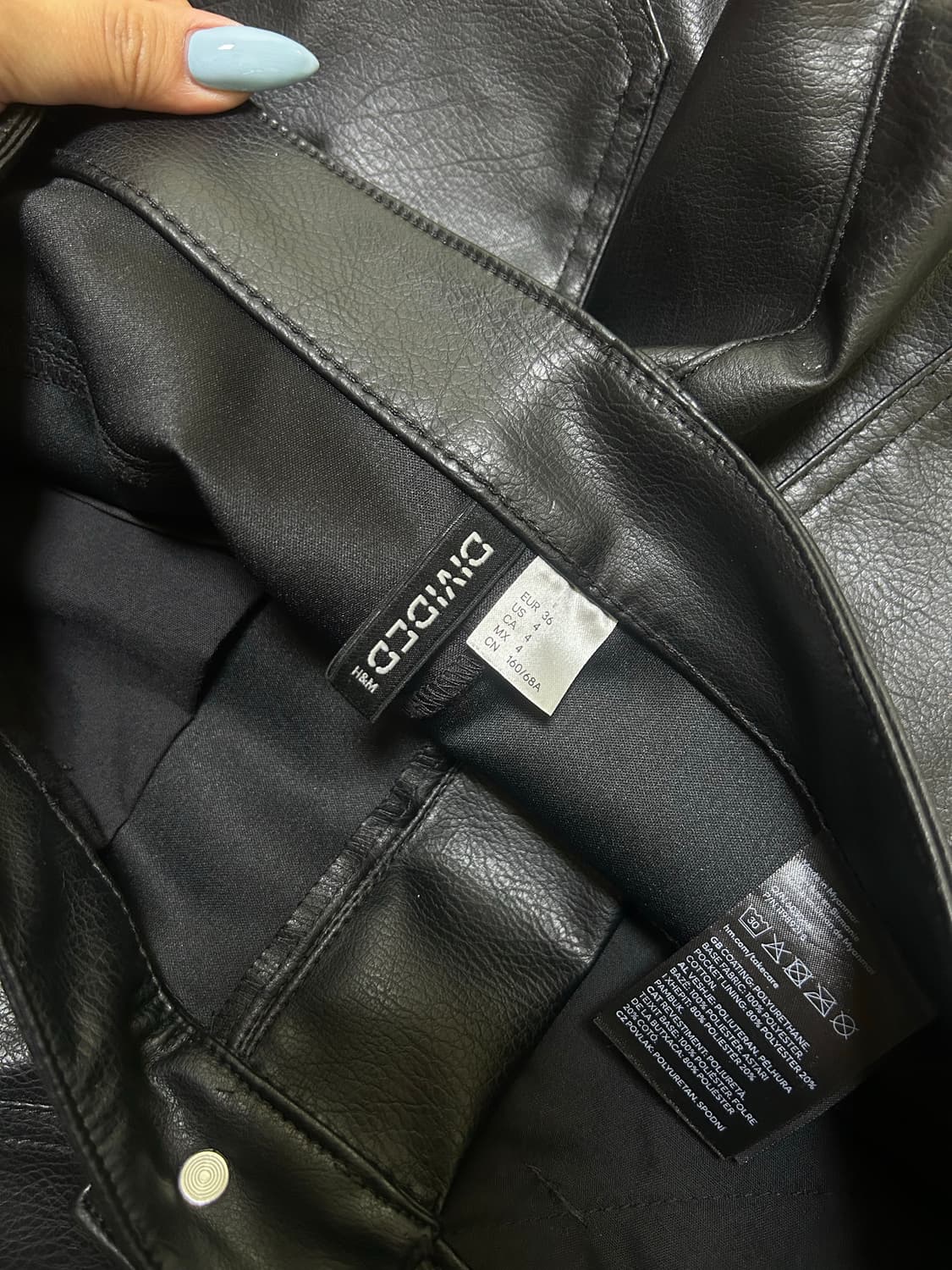 H&M 레더팬츠 상품이미지2